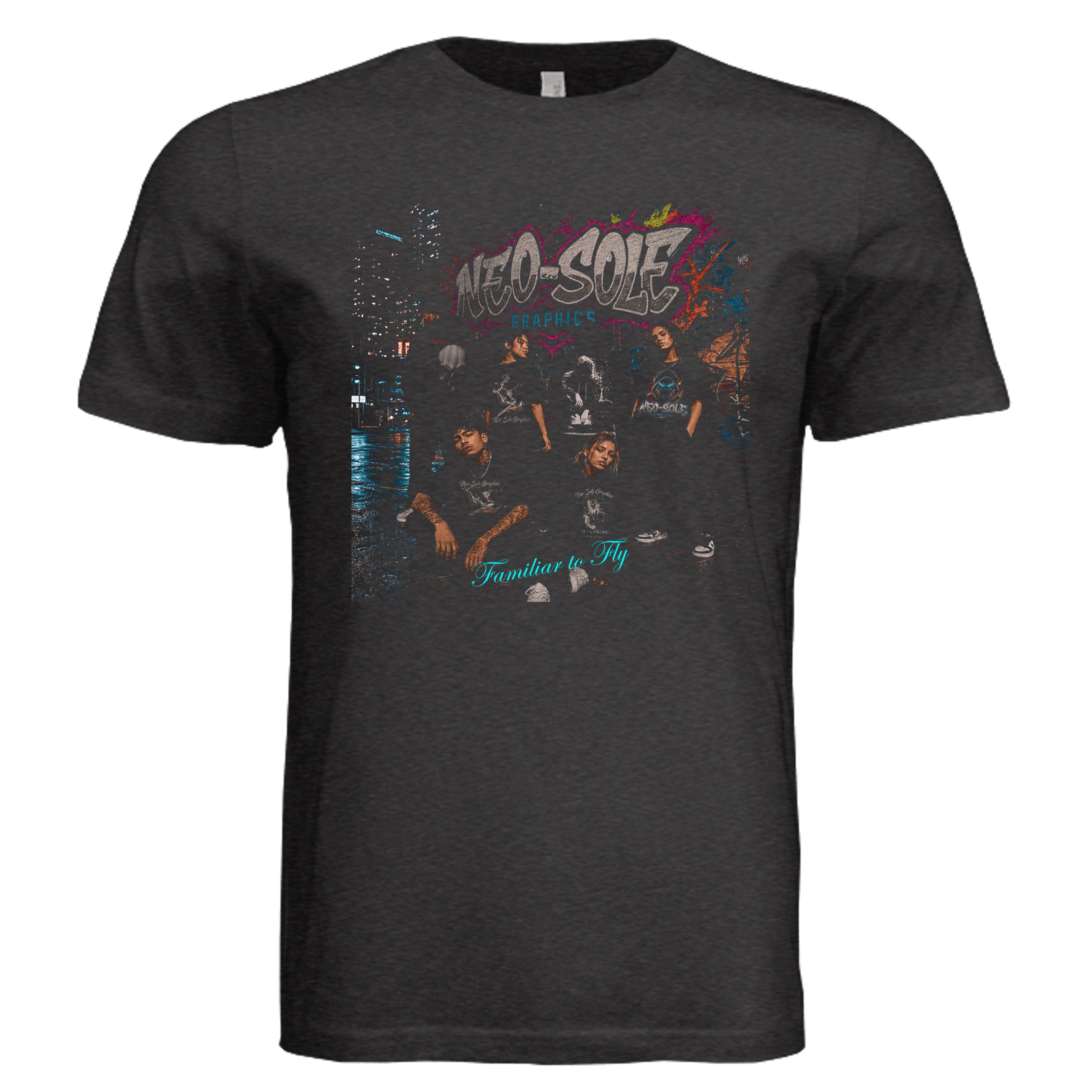 BLK HTHR TRIBLND - 3413C - FRONT